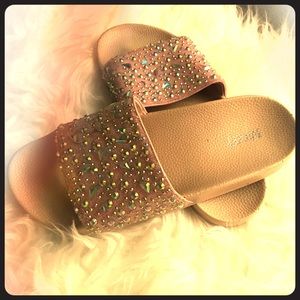 Sparkly Pink sliders